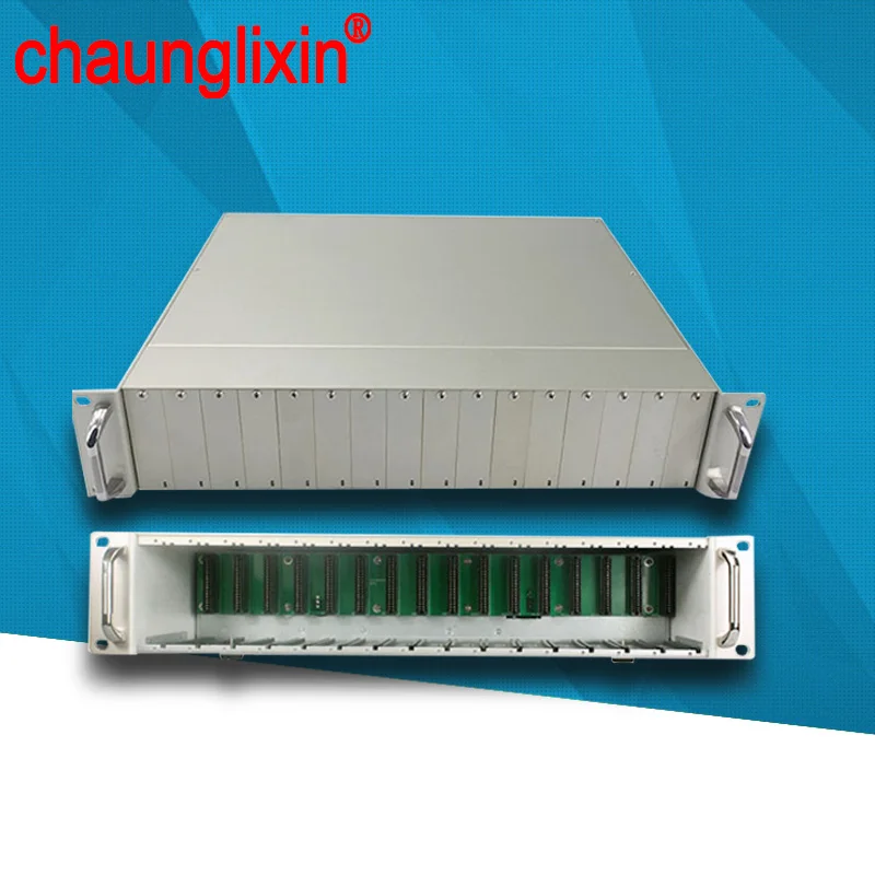 16 slot fiber optical media converter chassis card media converter