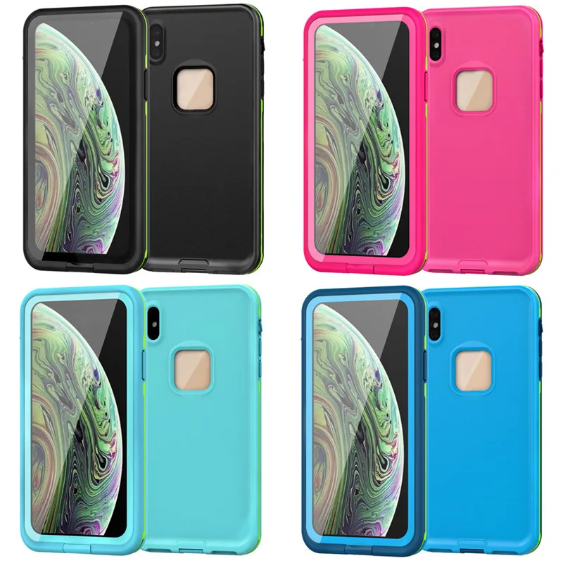 Водонепроницаемый чехол для телефона Защита экрана iPhone X/XS XR XS Max|Бамперы| |