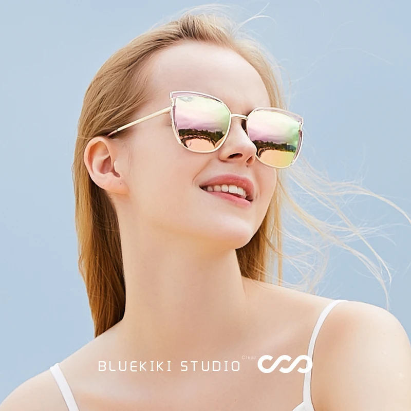 KIKI 2019 Новый Для женщин поляризованных солнцезащитных очков Марка Cat Eye очки для
