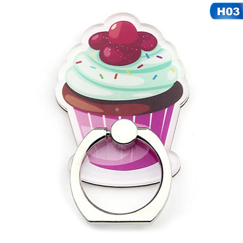 UVR подставка для мобильного телефона кольцо-держатель на Палец Смартфон печенье конфеты бургер контейнер для еды Акула Лев подставка для всех телефонов - Цвет: PA3142H03