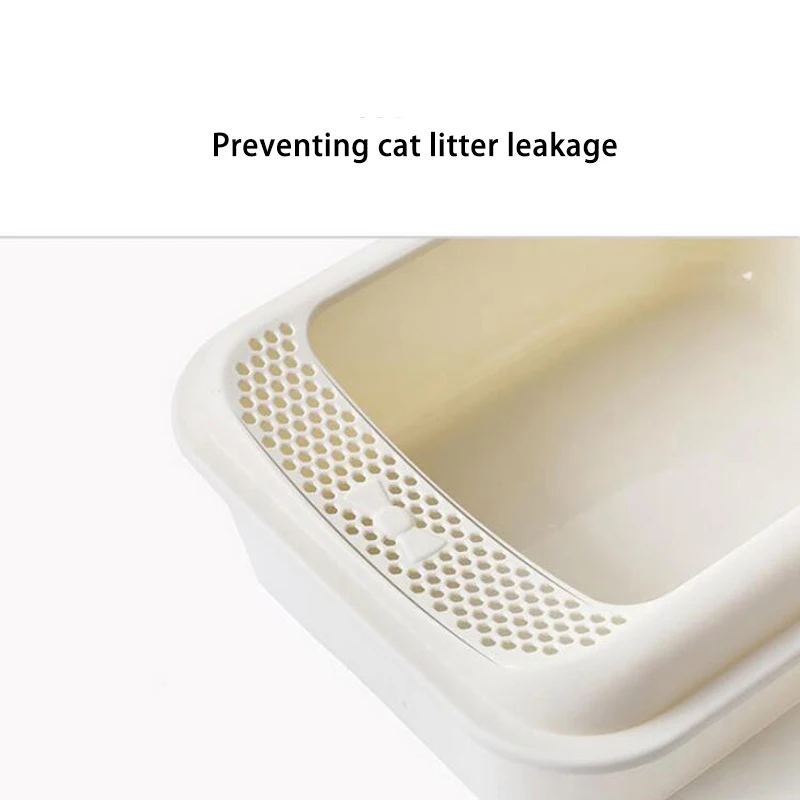 HIPET Pet Dog Cat Litter Box Toilet Bedpan Semi-closed Anti-Splash Puppy Teddy Indoor Toilet Supplys For Dogs Cats Litter Tray