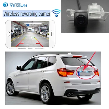 

New Arrival! wireless connection car reversing HD camera for BMW X1 X3 2011 2012 2013 car Night Vision Backup WiFi Camera