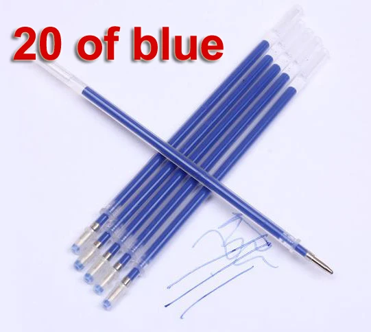 Новое поступление высокотемпературная исчезнутая ручка исчезнет автоматическая ручка для ткани и шитья исчезла глажка - Цвет: 20 of blue