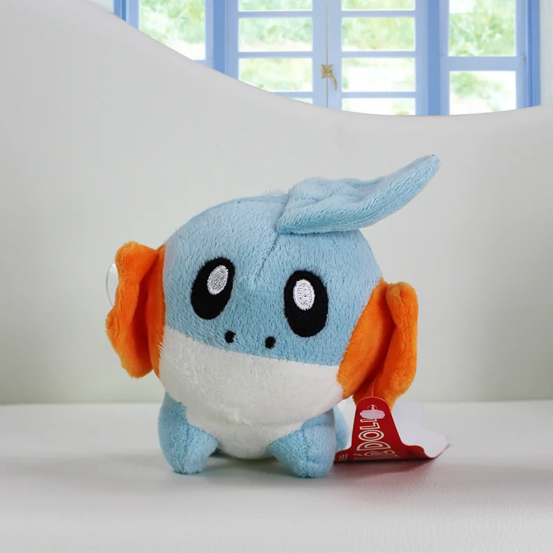 

Retail 1pcs 10cm Plush Toys Mudkip Pocket Soft Stuffed Animals Toy Doll Children Christmas Gift Free Shipping