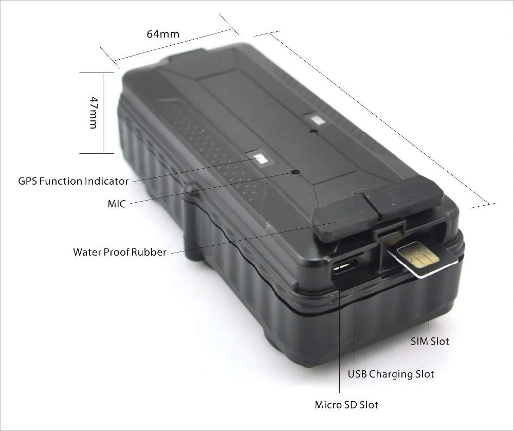 V6+ GSM RTLS персональная Аварийная сигнализация коммуникатор удаленный gps отслеживание в реальном времени трекер и сигнализация