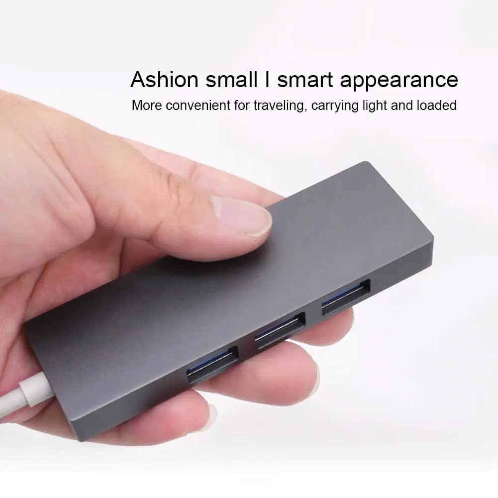 Usb Hub 4 интерфейс Usb3.0 концентратор type-c концентратор type-C док-станция сплиттер 1 Drag 4
