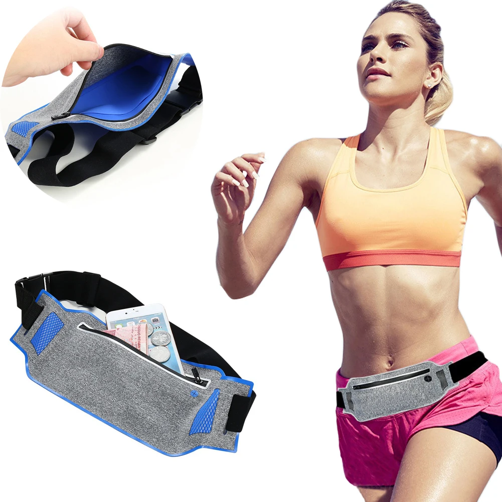 

High Quality Lightweight Men Women Waist Hip Belt Bag Phone Invisible Wallet Pocket Anti-theft Money Fanny Pack Pouch