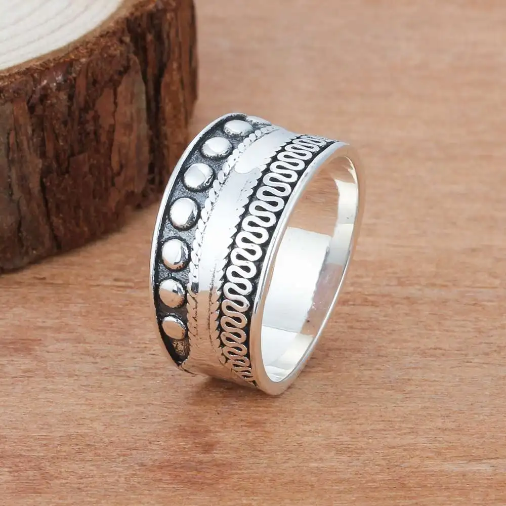 Solid 925 Sterling Silver Female Rings With Layers Bright Shining Jewelry GIft to Girls Engagement Rings(JewelOra RI102789)