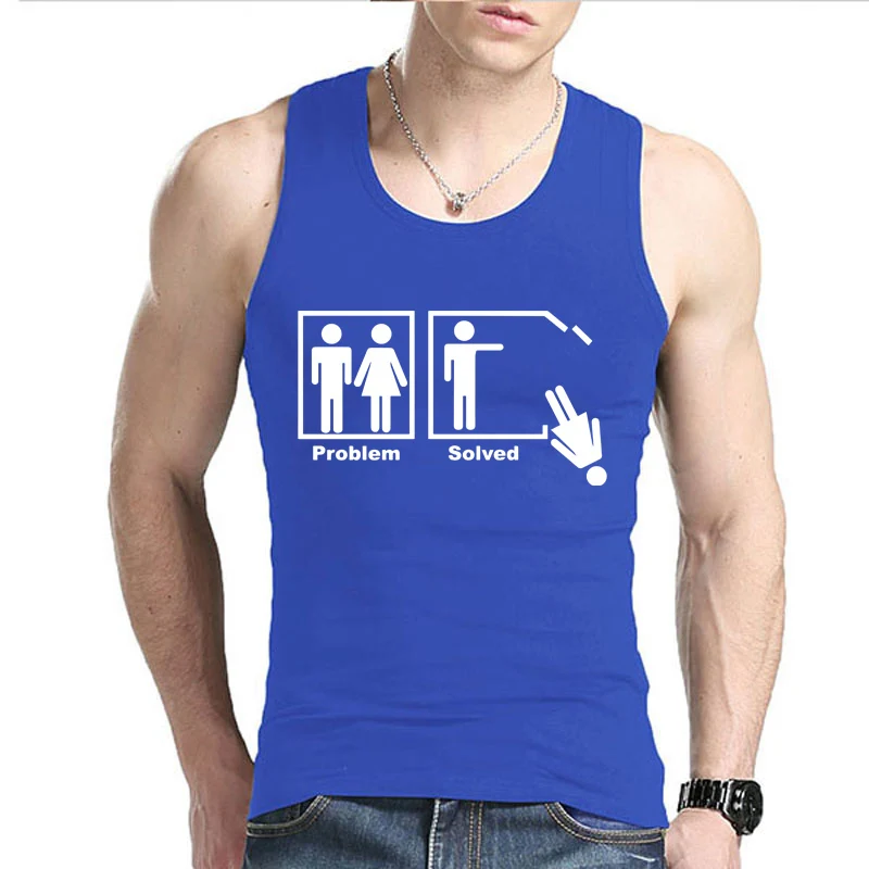 Personalized Problem Solved Men S Tank Tops O Neck Personalized Problem Solved Men S Tank Tops O Neck