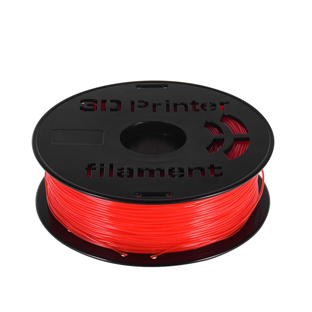 1KG/ Spool 1.75mm Flexible TPU Filament Printing Material Supplies for 3D Printer Drawing Pens - Цвет: Red