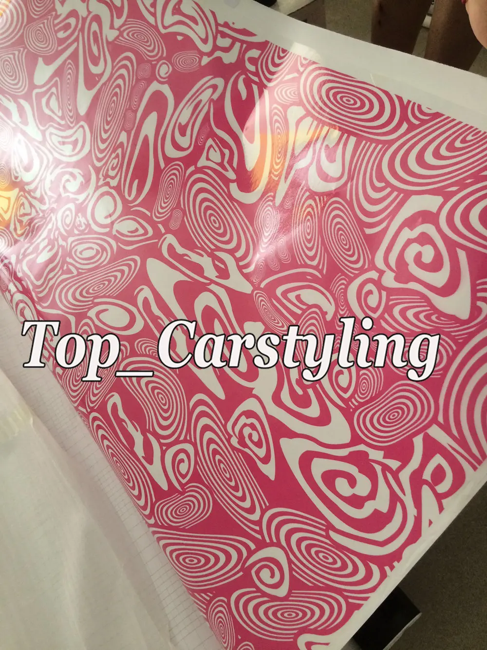 Embossed wrap CAR WRAPPING STYLING WITH AIR RELEASE BUBBLE FREE (2)