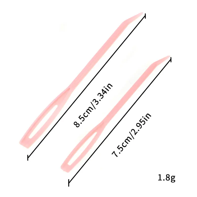 2 шт. Looen спицы для вязания с изогнутым кончиком, иглы для шитья с большими глазами, Гобеленовые иглы для штопки, рукоделие, аксессуары для шитья