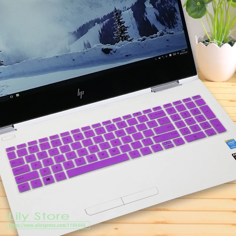 purple Чехол для клавиатуры ноутбука протектор для струйного принтера Hp Envy X360 15 15 T 2-в-1 15,6 ''15-Cp0013Nr 15-As020Nr As133Cl 15 дюймов - Цвет: purple