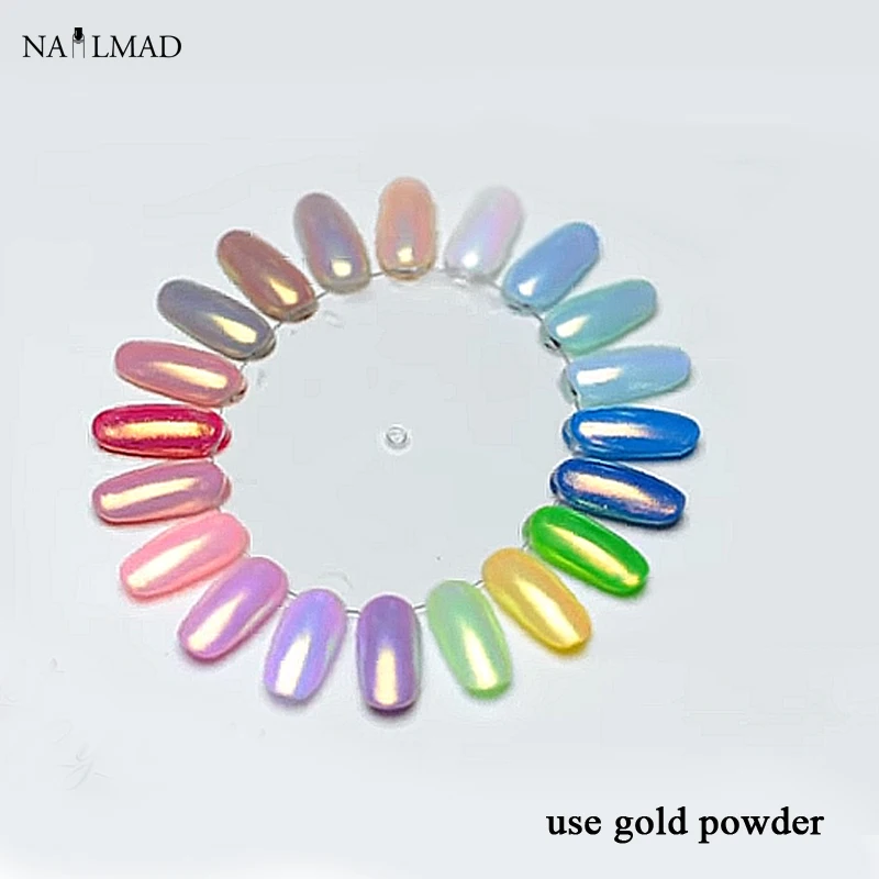

1box 3ml Mermaid Nail Powder Gradient Shimmer Sirena Powder Laser Nail Glitter Dust Mermaid Glitter Powders Nail Art Decoration