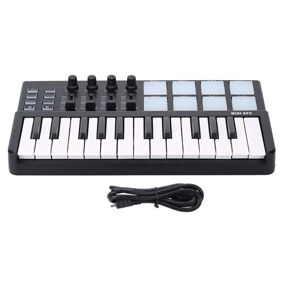 MMFC-WORLDE Panda MIDI Keyboard 25 Keys Mini Piano USB Keyboard and Drum Pad MIDI Controller MMFC-WORLDE Panda MIDI Keyboard 25 Keys Mini Piano USB Keyboard and Drum Pad MIDI Controller