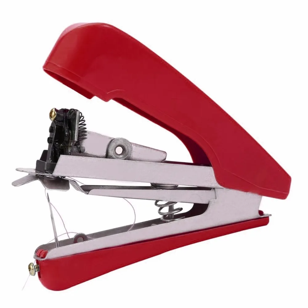 

1pc Portable needlework Cordless Mini Hand-Held Clothes Fabrics Sewing Machine Hot Sale