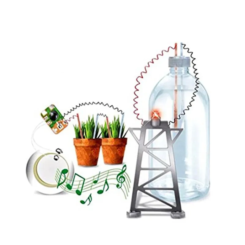 DIY Power Generation Experiment Electricity Circuit Physics Science Toy Set  Children Intelligence Educational Toys (6)