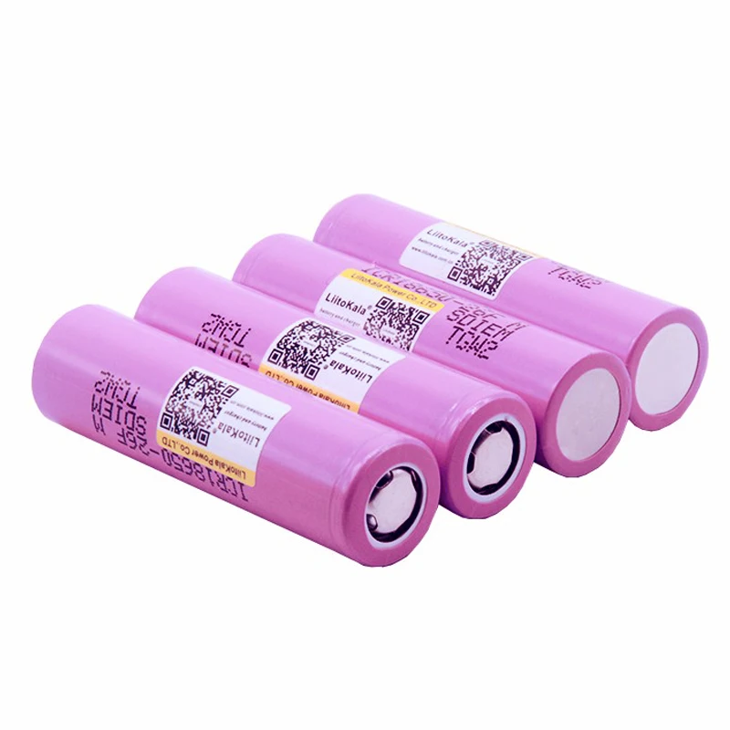 2 шт liitokala 26FM 3,7 V 18650 2600mAh батареи перезаряжаемые батареи ICR18650-26FM безопасные батареи промышленного использования