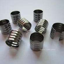 50 шт./партия пистолет черный цвет 10/10. 5 мм косички для волос dread бусины для дредов регулируемые манжеты зажимы около 9 мм отверстие