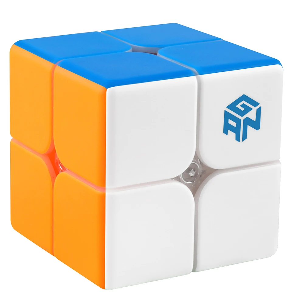 D FantiX GAN249 V2 2x2 Магнитный скоростной куб без наклеек GAN 249 2x2x2 магический головоломка