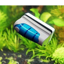 2017 neue Magnetic Aquarium Glas Algen Schaber Reiniger Magnetische Pinsel Aquarium Tank Fisch Aquarium Werkzeuge Schwimm Pinsel