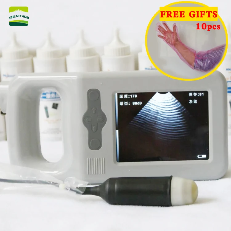 US $740.05 Ultrasound machine portable waterproof pig sheep dog cat veterinary ultrasound pregnancy detector for sale