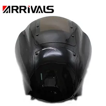 할리 sportster xl 1200 883 xl883n dyna fxr 1986-2017 오토바이 abs 헤드 라이트 페어링/윈드 실드(China)