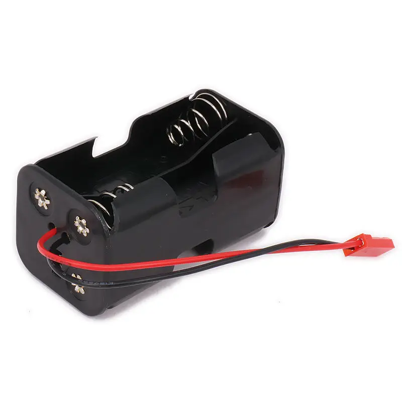 Receiver Battery Pack Case Box 4 x AA JST Connector Battery Insert