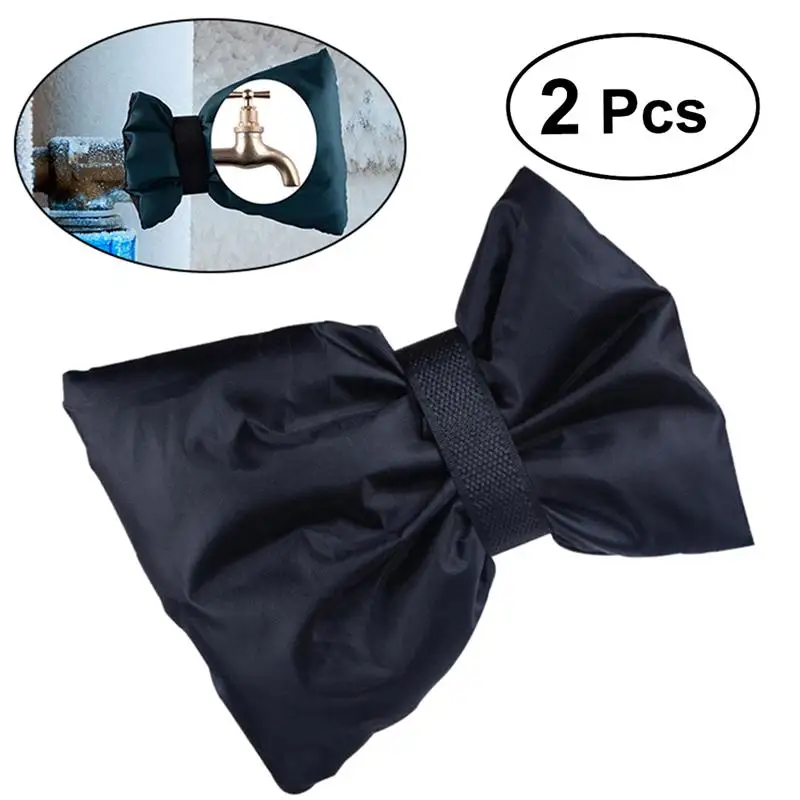 

WINOMO 2pcs Outdoor Faucet Covers Soft Warm Faucet Protector Waterproof Cover for Freeze Protection