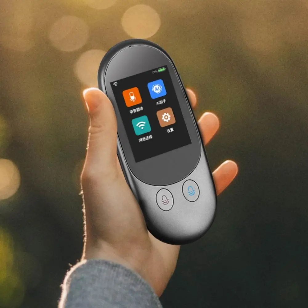 F1 Camera Aibecy Smart Voice Translator Device 126 Languages 2.4 Inch Touch Screen