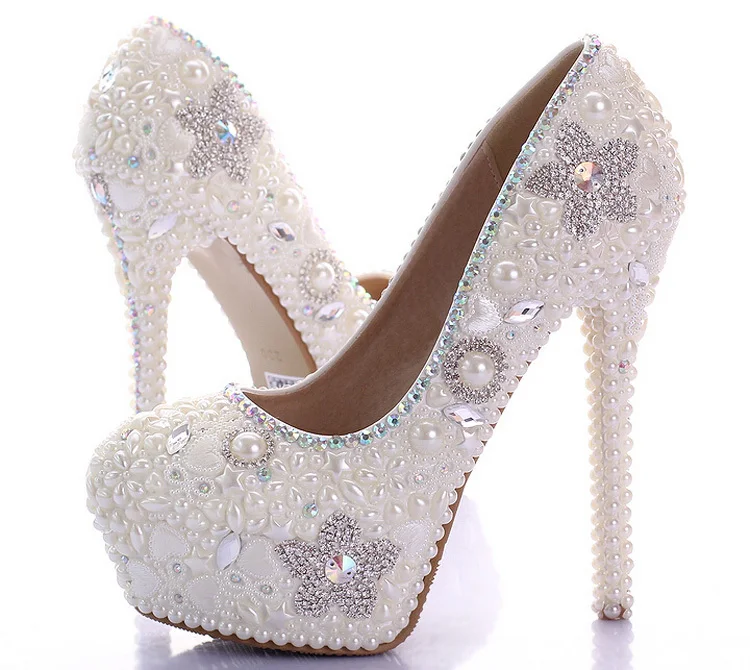 beautiful bridal heels