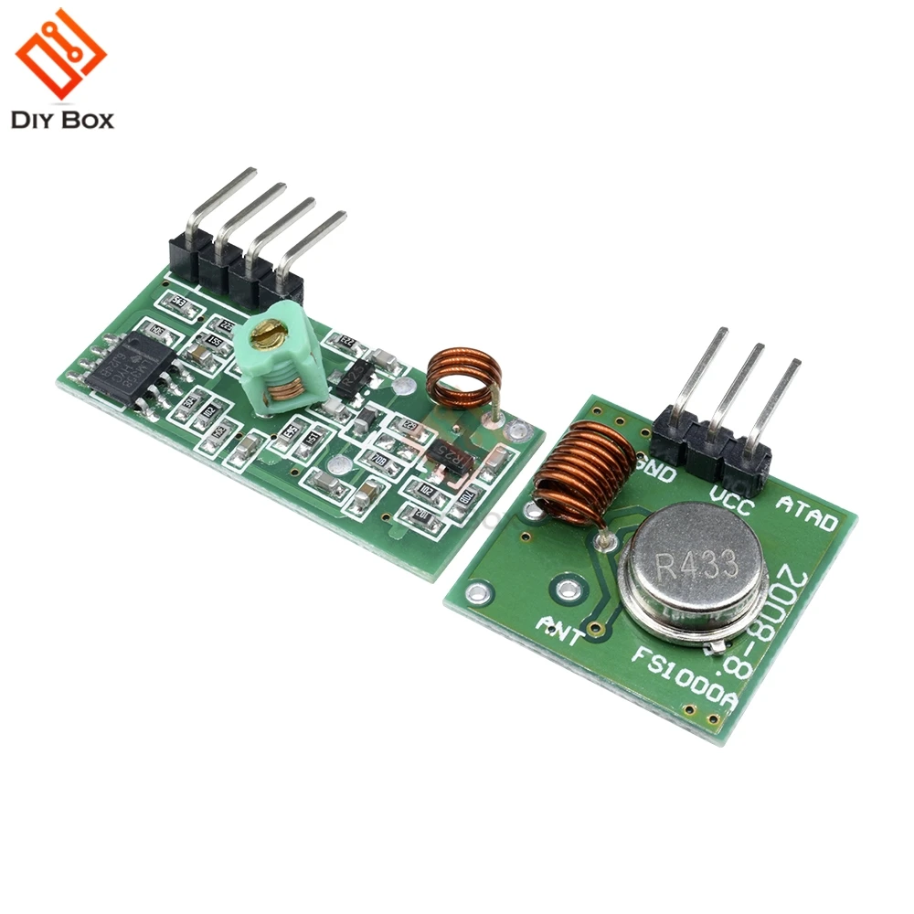 433 МГц RF беспроводной передатчик и модуль приемника DIY комплект для Arduino ARM MCU WL|kit for