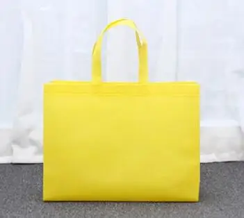 L Yellow ETya, Женская Складная сумка для покупок, многоразовые, эко, большие, унисекс, тканевые, нетканые, сумки на плечо, сумка для покупок, тканевая сумка - Цвет: L Yellow