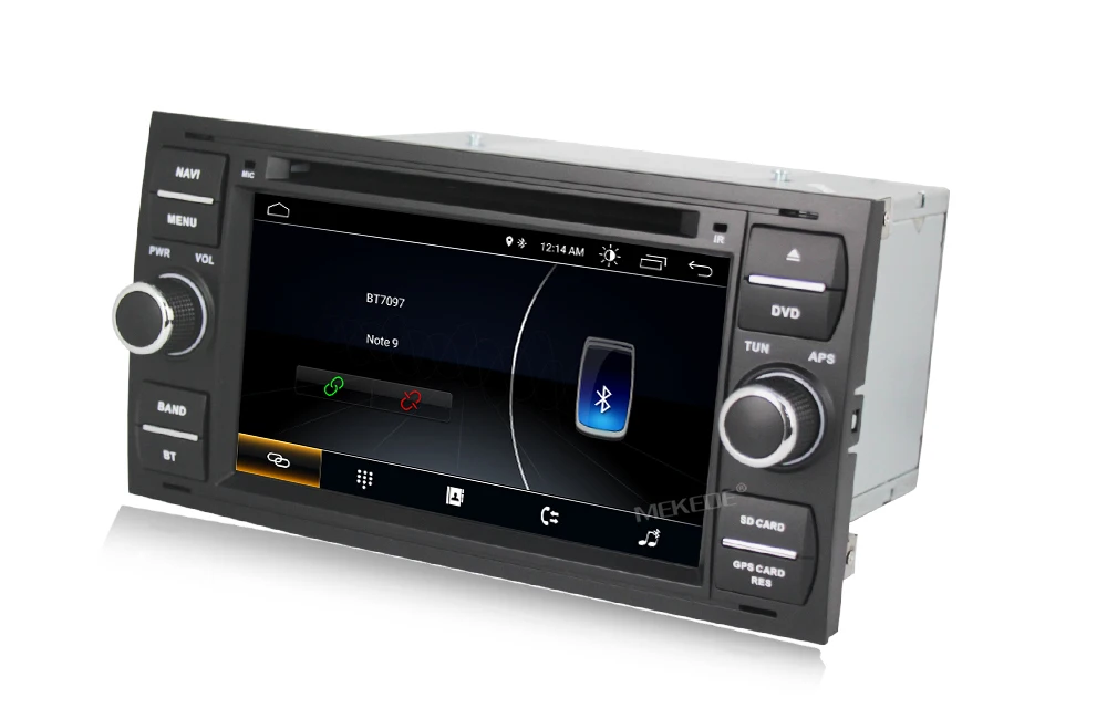 Excellent MEKEDE Pure Android 8.1 Car DVD GPS Navi Player Stereo Radio Audio For Ford Focus 2 Mondeo S C Max Fiesta Galaxy Connect With 16