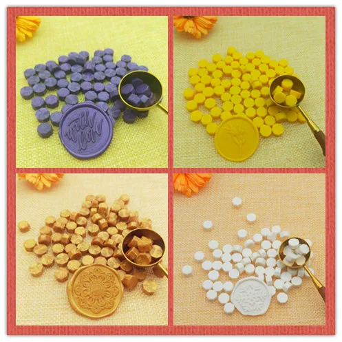 100pcs Pearl White Wseal stamp wax Vintage Wax Seal Stamp Tablet Pill Beads for Envelope Wedding Wax Seal Ancient Sealing Wax