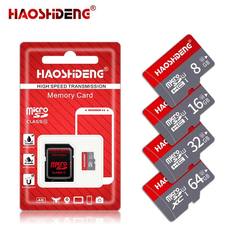 

New arrival Microsd Memory Card 32gb C10 carte micro sd card 64gb 128gb flash card cartao de memoria 4gb 8gb 16gb mini tf card