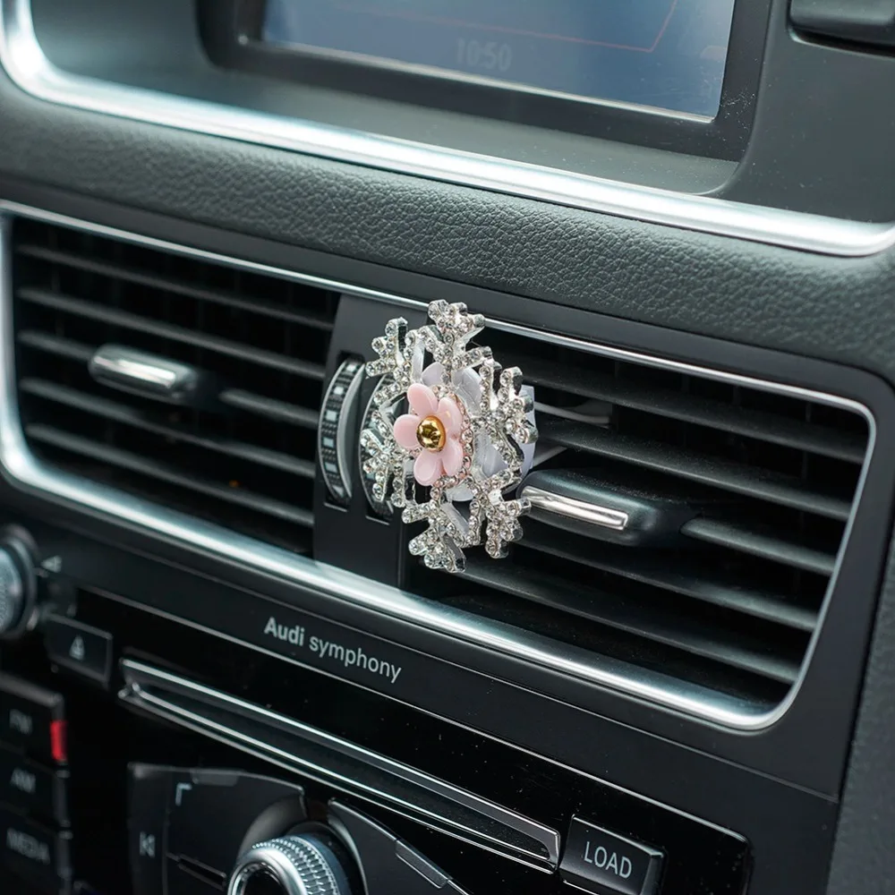 Автомобильный Стайлинг Bling автомобильный освежитель воздуха Кристальные автомобильные освежители воздуха женские ароматизаторы в машине
