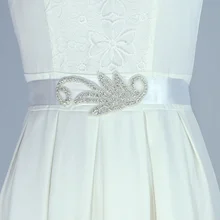 

Smiry DIY Hand Craft Rhinestones add Ribbon Handmade Crystal Ornaments For Wedding Bridal waist bands Wedding Dress Adornment