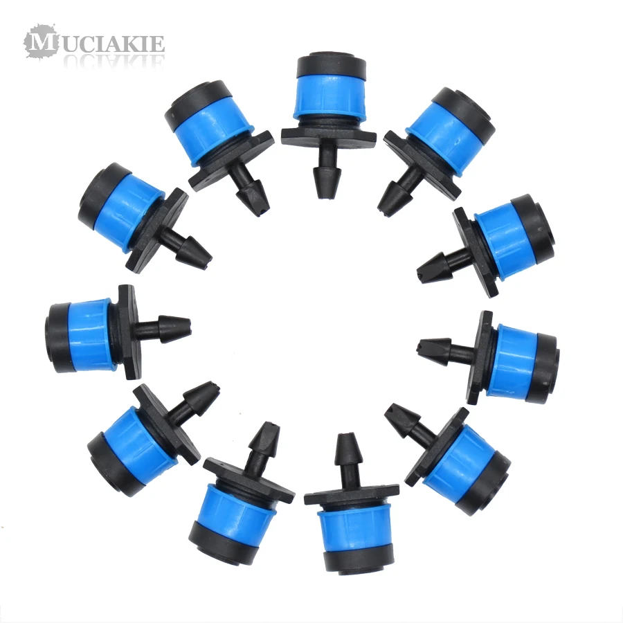 

MUCIAKIE 20PCS Adjustable 360 Degrees Scattering Sprinklers Watering Dripper Home Garden Agriculture Irrigation Tool Emitter
