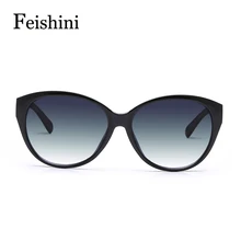 FEISHINI HOT fashion Prevent UV400CE PC Sexy Glasses Vintage Fashionable joker Sunglasses Women Brand Designer 2017