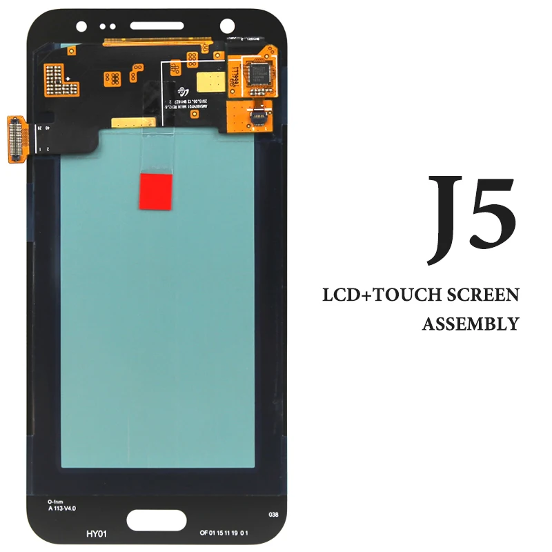 Goedkoop 1 st Mobiele telefoon screen Voor Samsung J5 LCD 2015 J500 lcd Display Digitizer Vergadering vervanging 5 inch zwart wit gold LCD