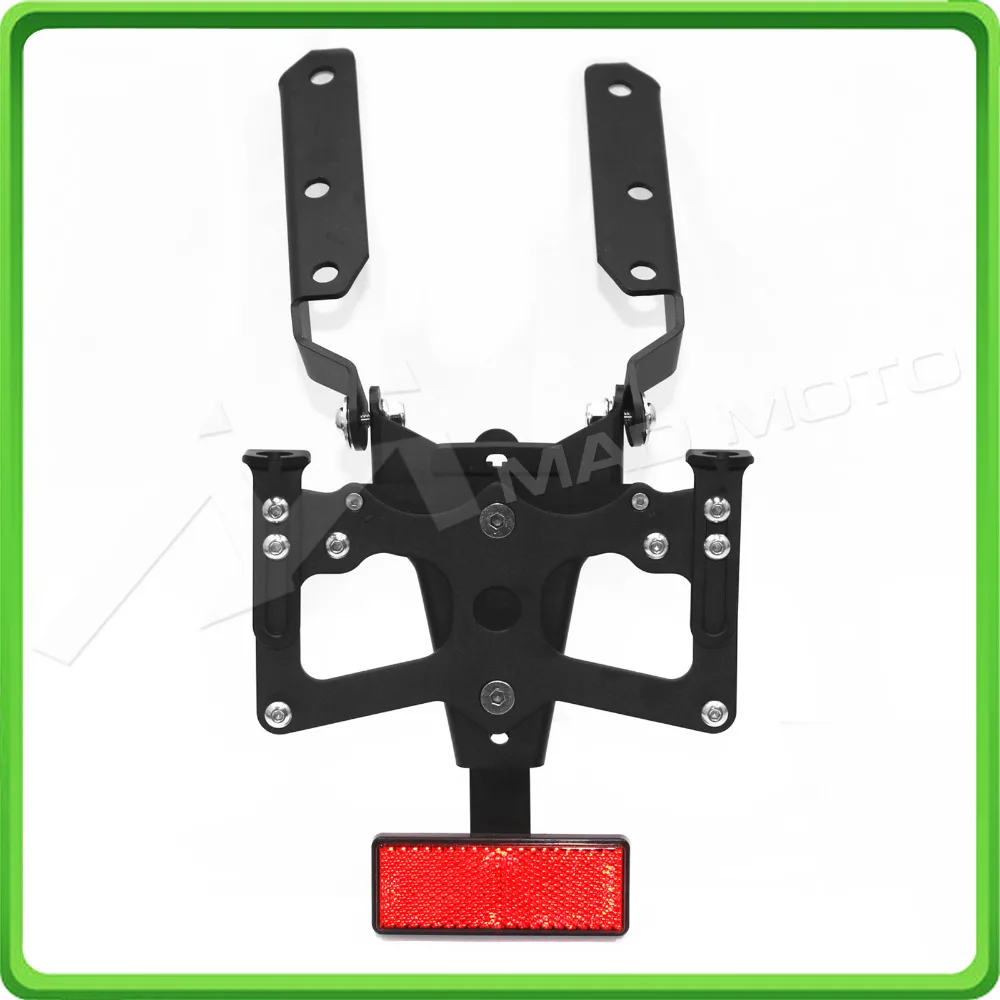 For Suzuki GSXR 1000 GSX-R1000 GSXR1000 2007 2008 K7 K8 Motorcycle Adjustable Fender Plate Bracket License Plate Holder (6)