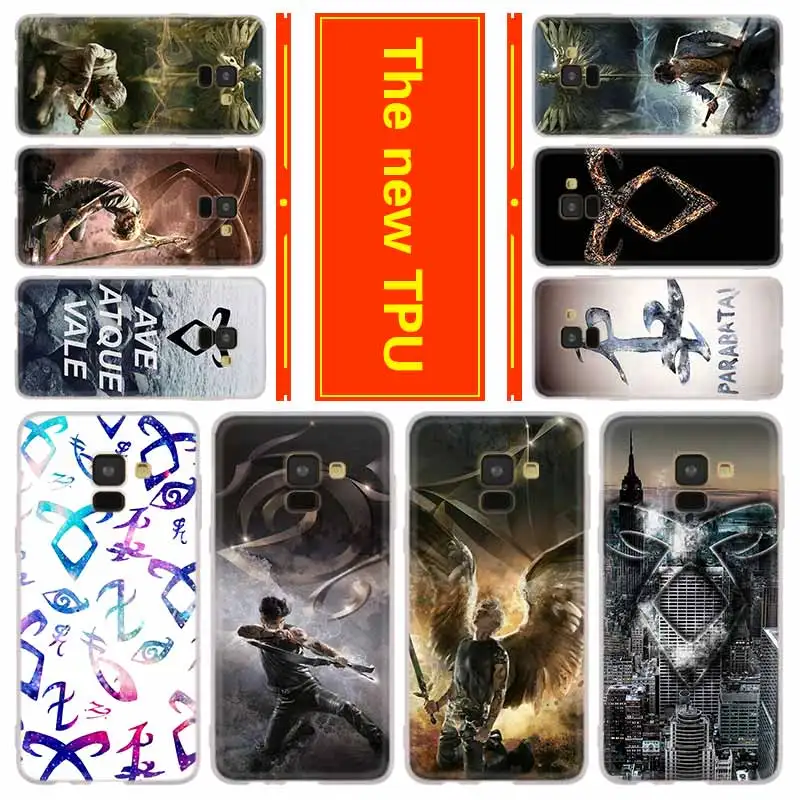 

Phone for Samsung Galaxy J6 J4 Plus J8 J3 J7 2018 J5 J3 j7 2017 2016 j6 Prime Cover Case Mortal Instruments City Of Bones