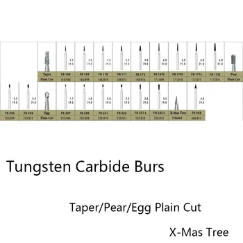 

Taper Egg Plain Cut Tungsten Carbide Burs Dental Burs Diamond Burs Dental Lab Material Tungsten Steel Grinding Head Rotary Burrs