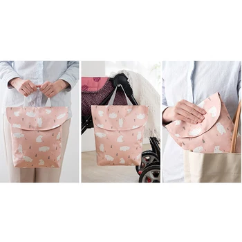 

Large Capacity Nappy Use Wet Dry Baby Reusable Dustproof Stroller Portable Travel Diaper Bags Multifunctional Pocket Washable