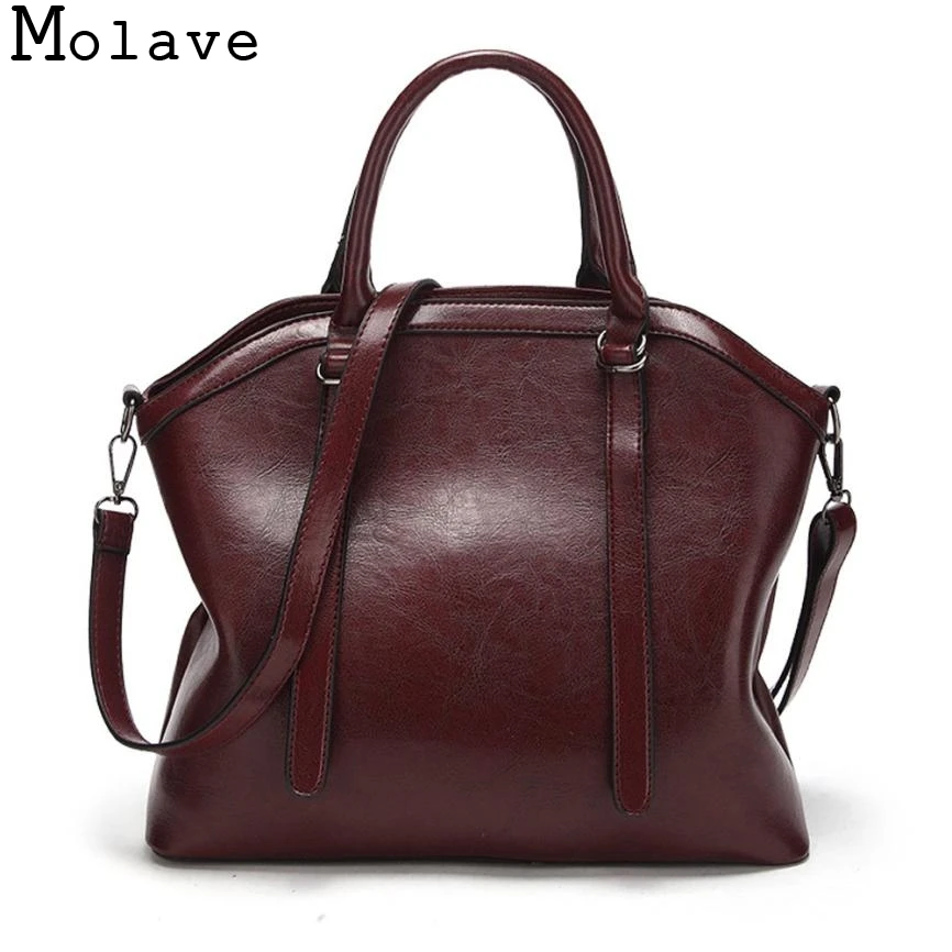 

Molave Female Bag New Vintage fashion Womens Leather Satchel Cross Body Shoulder Messenger Bag embroidery bag female FEB3