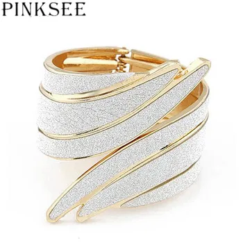 

PINKSEE Punk Style Avaliable Exaggerated Angel Wings Three Half-width Opening Bracelet Fashion Jewelry Accessories for Women