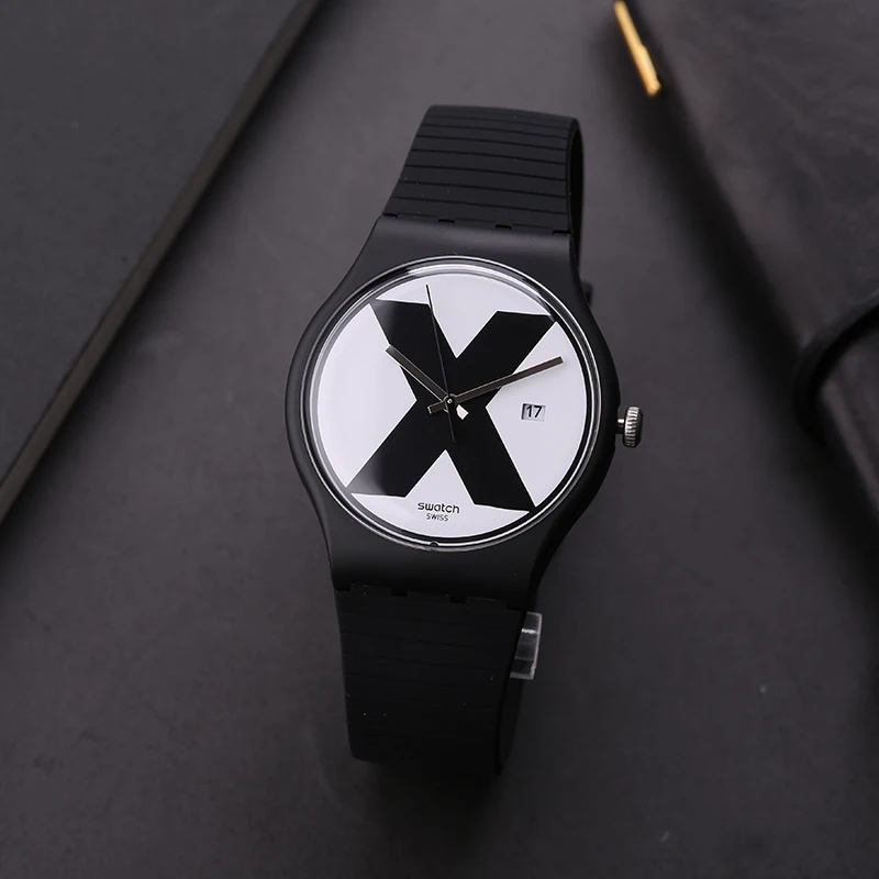 

Swatch watch Original Color series fashionable and generous quartz watch SUOB402