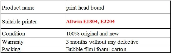 4 головки dx5 печатающей головки доска для allwin E1804 принтера