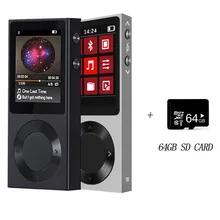 MP3 плеер BENJIE с поддержкой Bluetooth, Поддержка 256 г, Внешняя память, полностью цинковый сплав, без потерь, MP3 музыкальный плеер, sd карта T6